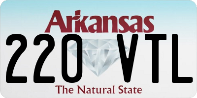 AR license plate 220VTL