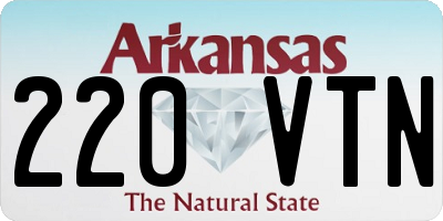 AR license plate 220VTN