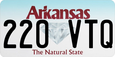 AR license plate 220VTQ