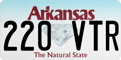 AR license plate 220VTR