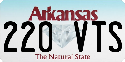 AR license plate 220VTS