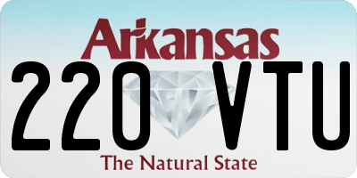 AR license plate 220VTU