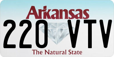 AR license plate 220VTV
