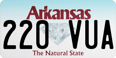 AR license plate 220VUA