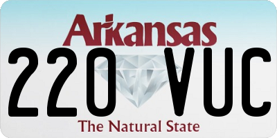 AR license plate 220VUC