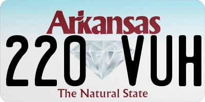 AR license plate 220VUH