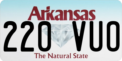 AR license plate 220VUO
