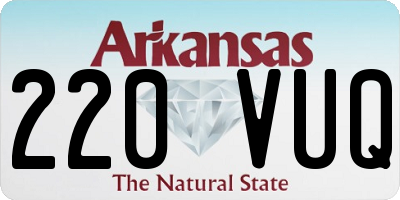 AR license plate 220VUQ
