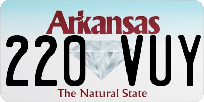 AR license plate 220VUY