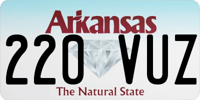 AR license plate 220VUZ