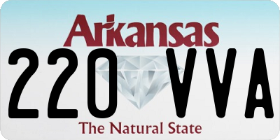 AR license plate 220VVA
