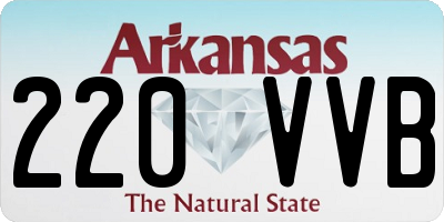 AR license plate 220VVB