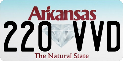 AR license plate 220VVD