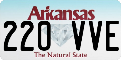 AR license plate 220VVE