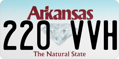 AR license plate 220VVH