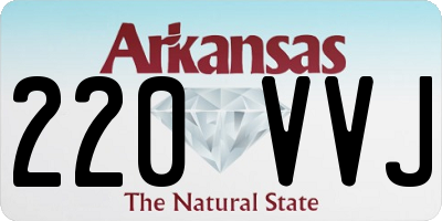 AR license plate 220VVJ