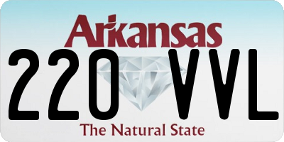 AR license plate 220VVL
