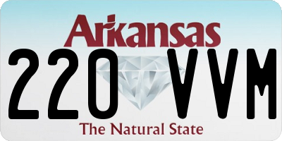 AR license plate 220VVM
