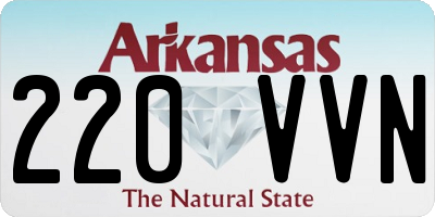 AR license plate 220VVN