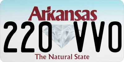 AR license plate 220VVO