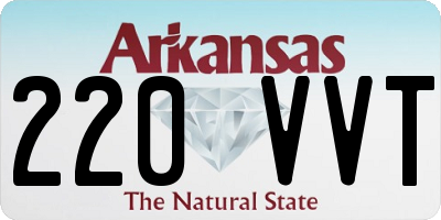 AR license plate 220VVT
