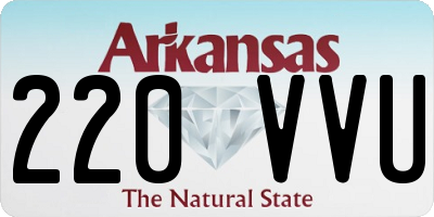 AR license plate 220VVU