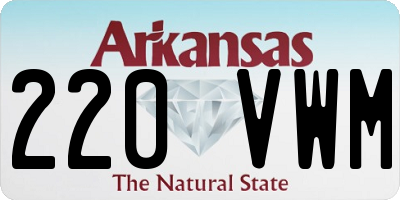 AR license plate 220VWM