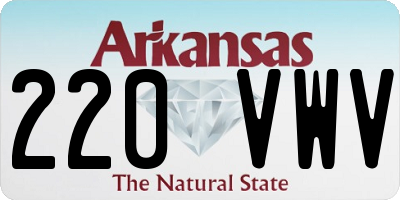 AR license plate 220VWV