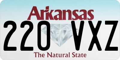 AR license plate 220VXZ