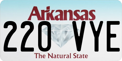 AR license plate 220VYE