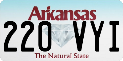 AR license plate 220VYI