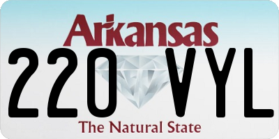 AR license plate 220VYL