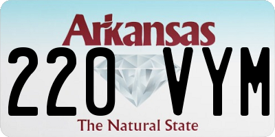 AR license plate 220VYM