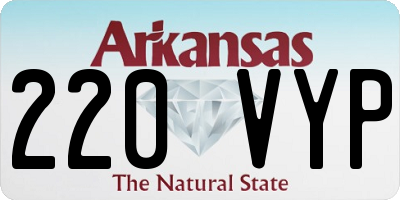 AR license plate 220VYP