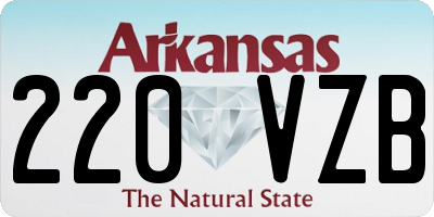 AR license plate 220VZB