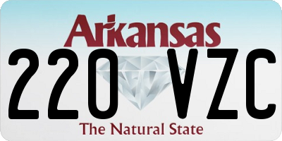 AR license plate 220VZC
