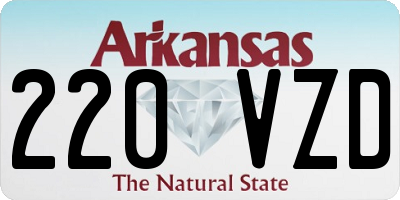 AR license plate 220VZD