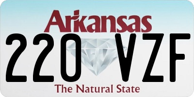 AR license plate 220VZF