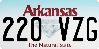 AR license plate 220VZG