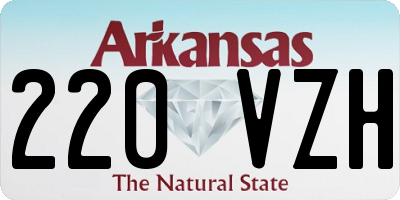 AR license plate 220VZH
