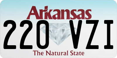AR license plate 220VZI