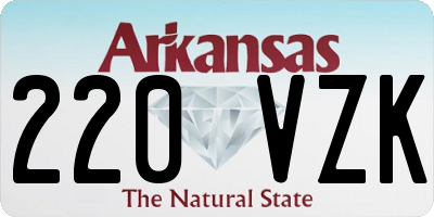 AR license plate 220VZK