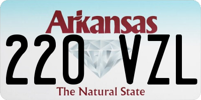AR license plate 220VZL