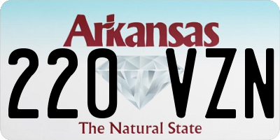 AR license plate 220VZN