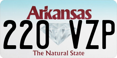 AR license plate 220VZP