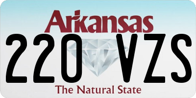 AR license plate 220VZS