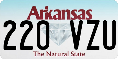 AR license plate 220VZU