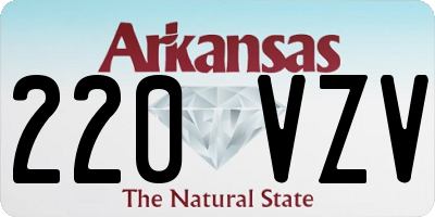 AR license plate 220VZV