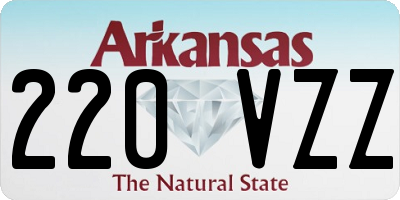 AR license plate 220VZZ