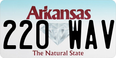 AR license plate 220WAV